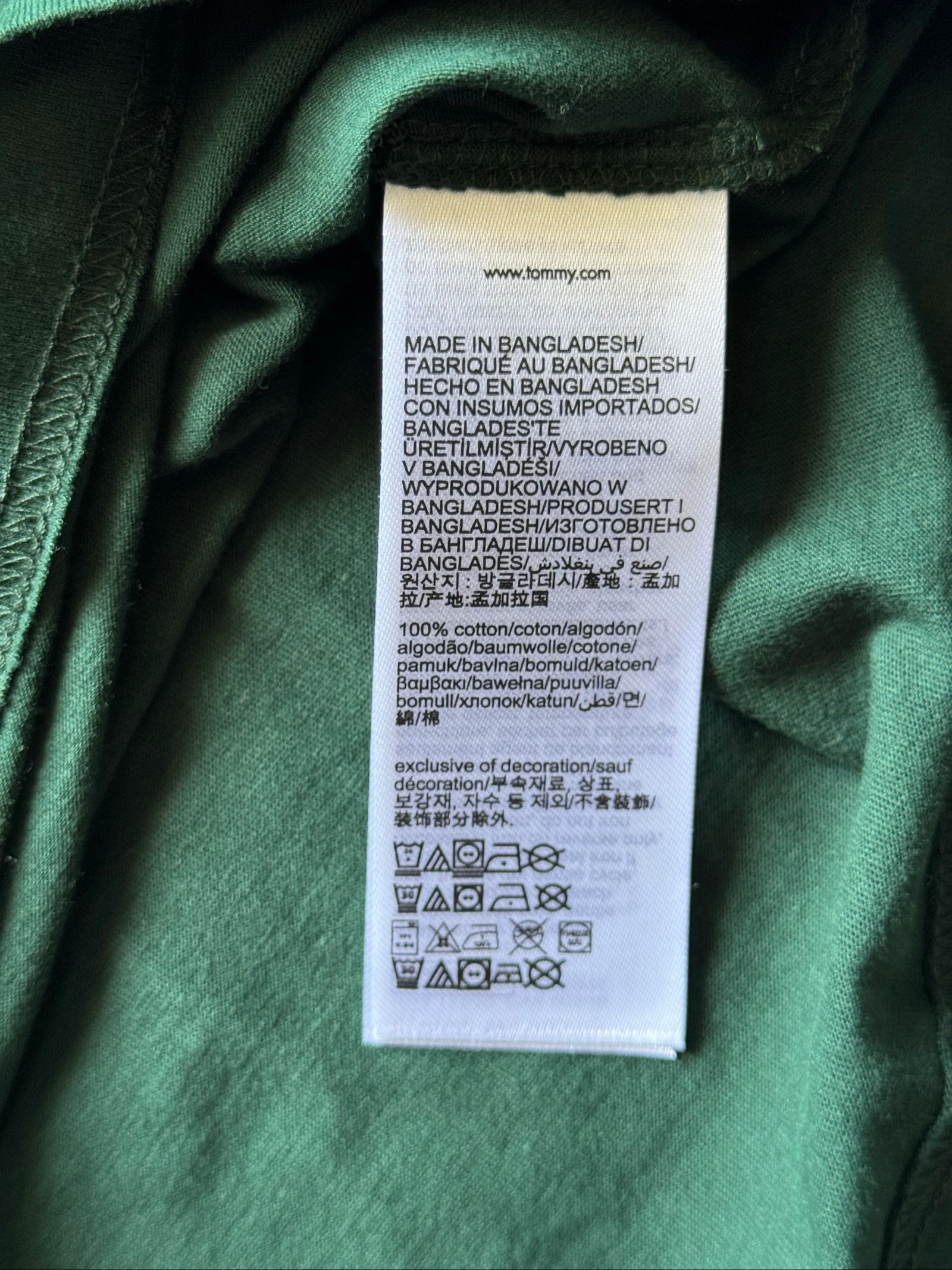 T-Shirt Tommy Hilfiger Green - M – photo 8